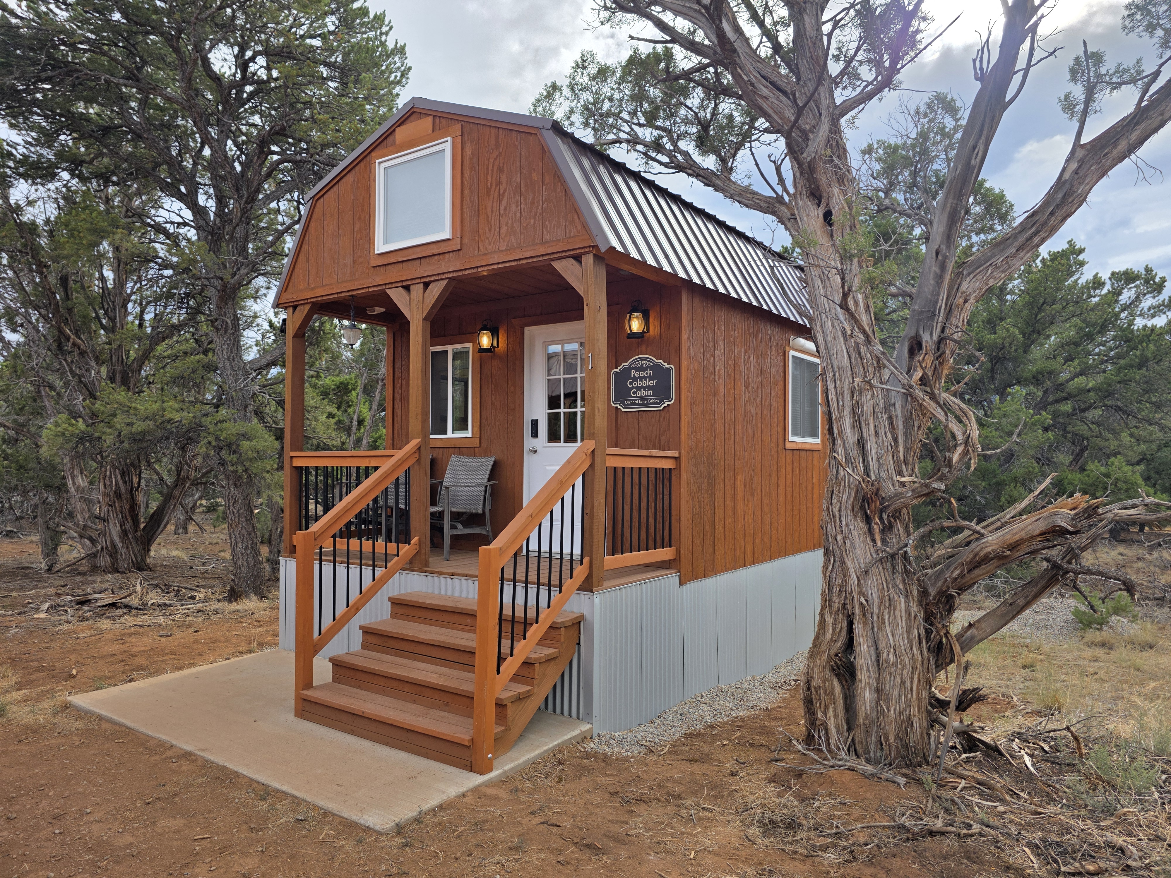 Peach Cobbler Cabin Exterior